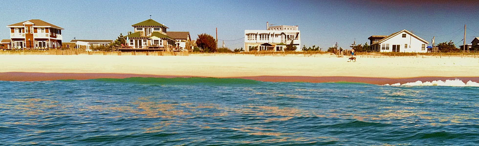Scenes from Fire Island: Oceanfront Houses