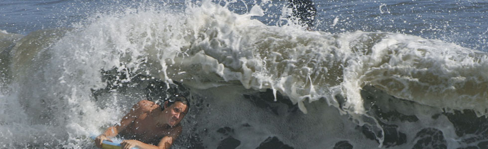 Scenes from Fire Island: Surfers